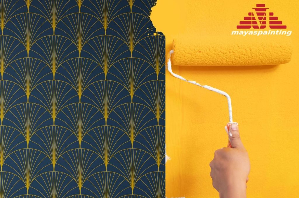 Can You Paint Over Wallpaper? Mayas Painting