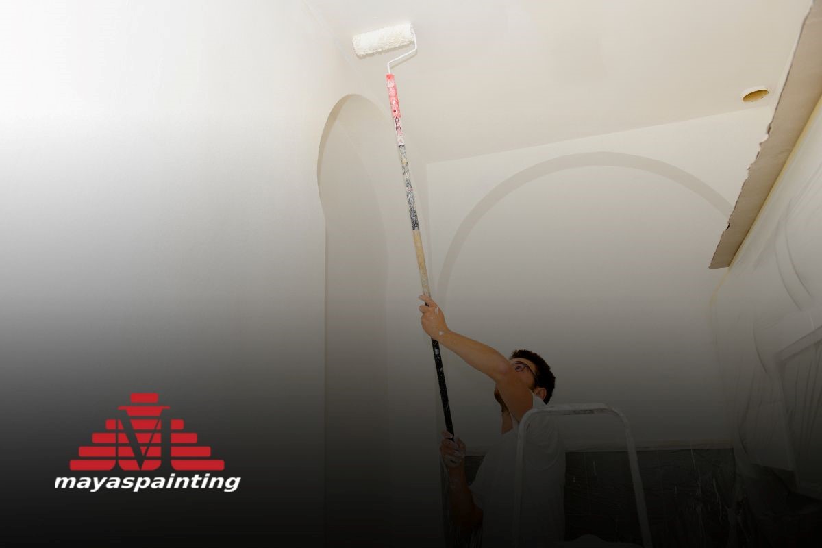 Work with a professional painting company such as Mayas Painting