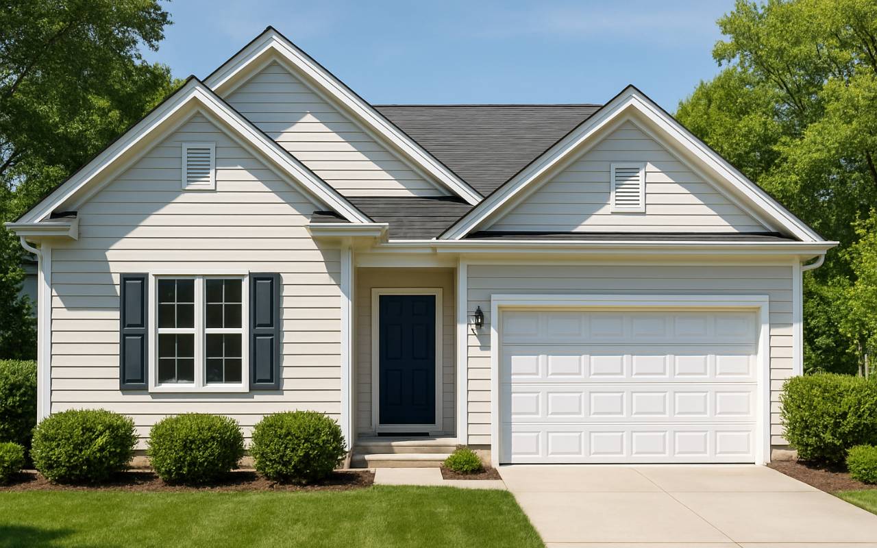 Modern home featuring the best exterior house colors palette