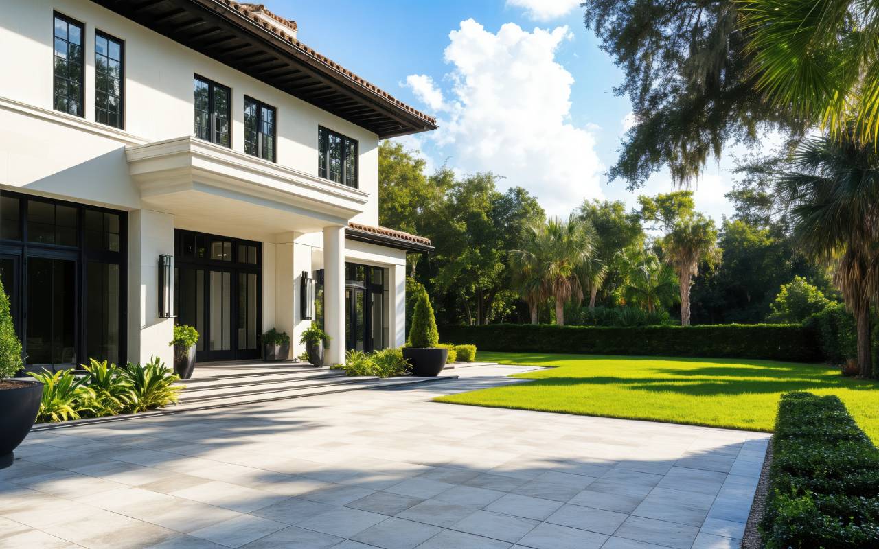 Benefits of professional exterior painting on a modern home